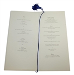 Mark Calcavecchia's 2002 Ryder Cup Dinner Menu Signed by Both Teams JSA ALOA