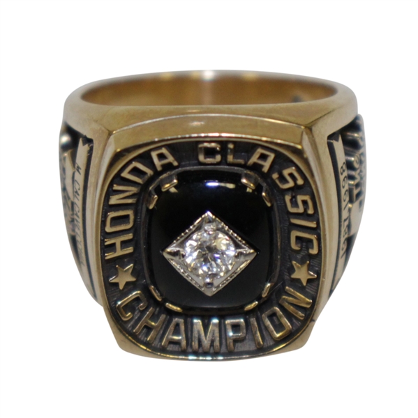 Mark Calcavecchia's Honda Classic  2 Time Multiple Winner Awarded Gold & Diamond Ring