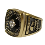 Mark Calcavecchia's Honda Classic  2 Time Multiple Winner Awarded Gold & Diamond Ring