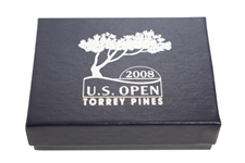 2008 US Open at Torrey Pines Silver Money Clip in Box - Mark Calcavecchia's Collection