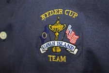 Mark Calcavecchia's 1991 Ryder Cup at Kiawah Island USA Team Member Issued Blue Polo