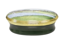 Mark Calcavecchia's 2001 Ryder Cup Halycyn Days Enamels Trinket Box Gifted by PGA of America