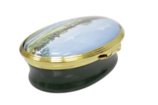 Mark Calcavecchia's 2001 Ryder Cup Halycyn Days Enamels Trinket Box Gifted by PGA of America