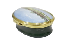 Mark Calcavecchia's 2001 Ryder Cup Halycyn Days Enamels Trinket Box Gifted by PGA of America