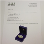 Mark Calcavecchia's 2001 Ryder Cup Halycyn Days Enamels Trinket Box Gifted by PGA of America