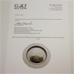 Mark Calcavecchia's 2000 Royal & Ancient Gifted Past Champions JB Silver Clubhouse Plate