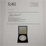 Mark Calcavecchia's 2001 Kiawah Island UBS Warburg Cup Plate/Bowl in Original Case