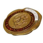 1921 Women's US Amateur Championship at Hollywood CC Contestant Badge