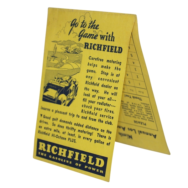 1934 Los Angeles Open Scorecard - MacDonald Smith Win