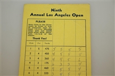 1934 Los Angeles Open Scorecard - MacDonald Smith Win