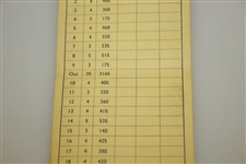 1935 Los Angeles Open Scorecard - Vic Ghezzi Win