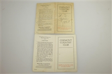 Rod Munday's 1935 US Open at Oakmont Scorecards - Sam Parks Win