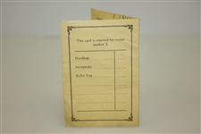 Rod Munday's 1936 US Open at Baltusrol Scorecard 