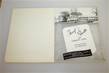1942 Tam O Shanter Program and Contestant Badge- Byron Nelson Winner