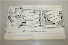 1942 Tam O Shanter Program and Contestant Badge- Byron Nelson Winner