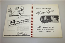 1949 Pheonix Open at Pheonix CC Program - Jimmy Demaret Win