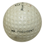 Dwight D Eisenhowers Personal "Mr President" US Royal Seniors Golf Ball