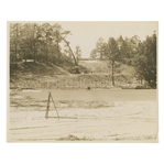 Early 1930s Augusta National Golf Club Original Photo of Pine Tree w/ Architects