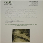 Early 1930's Augusta National Golf Club Original Photo of 3rd Green and Tee & 7th Fairway