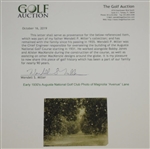 Early 1930's Augusta National Golf Club Original Photo of Magnolia Avenue Lane