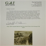 Early 1930's Augusta National Golf Club Original Photo of 2nd Fairway & 5th Green