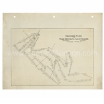 Ford Motor Co. Golf Club / Dearborn CC Original Photo of Drainage Plan