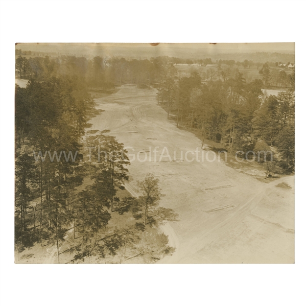 Early 1930's Augusta National Golf Club Original Photo of 11th Fairway