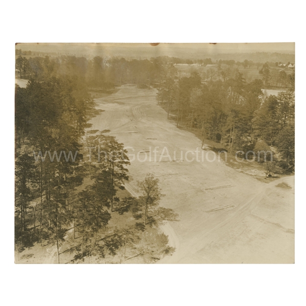 Early 1930s Augusta National Golf Club Original Photo of 11th Fairway