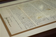 Augusta Nat. Letterhead Dated 1935 - G.M. PJA Berckmans to Course Engineer w/Significant Turf Content JSA ALOA