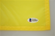 Jack Nicklaus Signed Memorial Embroidered Flag Becket #A21014