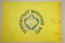 Jack Nicklaus Signed Memorial Embroidered Flag Becket #A21014
