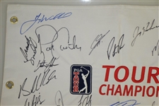 2019 Tour Championship Flag Signed by McIlroy, Koepka, Fowler, Thomas & Others FULL JSA #Z91369