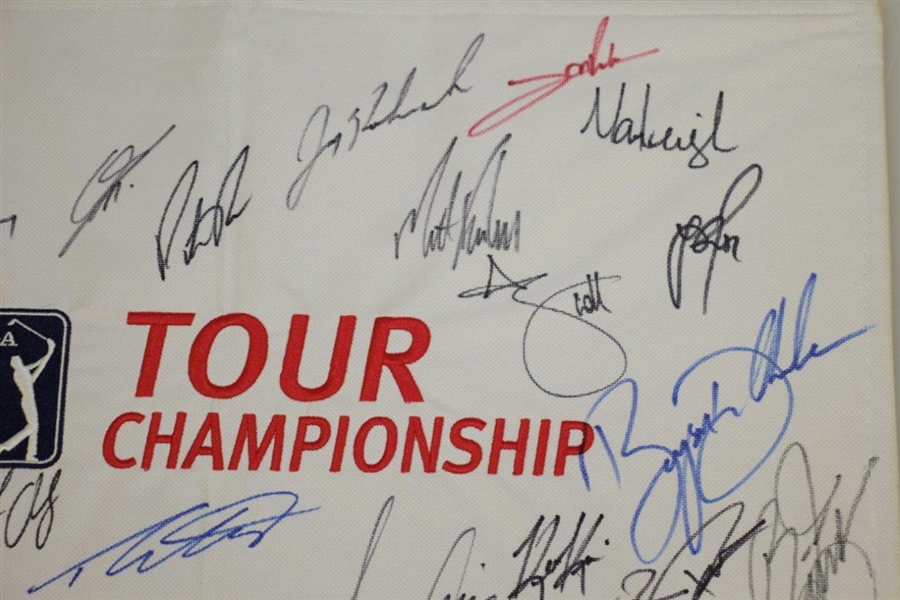 2019 Tour Championship Flag Signed by McIlroy, Koepka, Fowler, Thomas & Others FULL JSA #Z91369