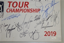 2019 Tour Championship Flag Signed by McIlroy, Koepka, Fowler, Thomas & Others FULL JSA #Z91369