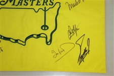 Masters Undated Embroidered Flag Signed by 13 Champs JSA ALOA