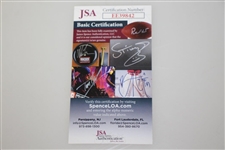 Dustin Johnson Signed 2020 PGA Championship at Harding Park Embroidered Flag JSA #EE39842