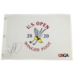 Rory McIlroy Signed 2020 US Open at Winged Foot Embroidered Flag JSA #EE39820