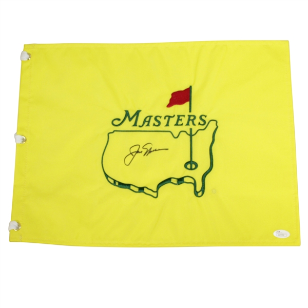 Jack Nicklaus Signed Undated Masters Embroidered Flag JSA FULL #Z27794