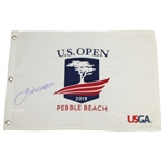 Gary Woodland Signed 2019 US Open Flag at Pebble Beach - First Major JSA #FF47749