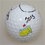 Adam Scott Signed Masters Logo Golf Ball w/ 2013 Inscription JSA #EE39880