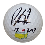 Patrick Reed Signed Masters Logo Golf Ball w/ Score & Year Won Inscriptions JSA #EE39880