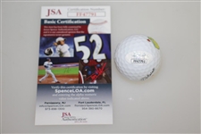 Steve Williams Signed Classic Masters Logo Ball w/ Yrs Won JSA #FF47791