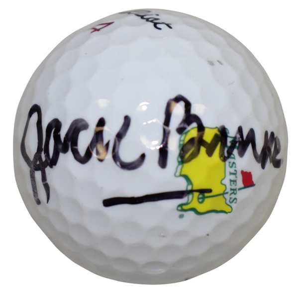 Jack Burke Signed Masters Logo Golf Ball JSA #V42676