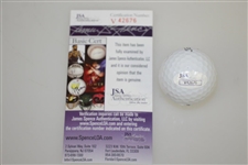 Jack Burke Signed Masters Logo Golf Ball JSA #V42676