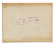 Original George Pietzcker Photo of Bobby Jones w/ U.S. Amateur Champs  Von Elm,Gardner& Marston-All 3 Beat Bobby!
