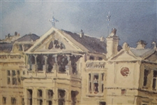 'The Eighteenth At St. Andrews' Artist's Proof Print Signed Robert Wade For World Golf Hall of Fame