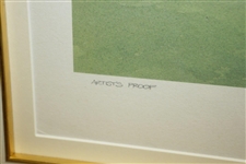 'The Eighteenth At St. Andrews' Artist's Proof Print Signed Robert Wade For World Golf Hall of Fame