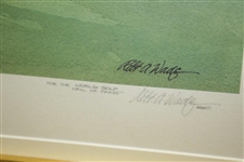 'The Eighteenth At St. Andrews' Artist's Proof Print Signed Robert Wade For World Golf Hall of Fame