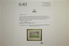 'The Eighteenth At St. Andrews' Artist's Proof Print Signed Robert Wade For World Golf Hall of Fame