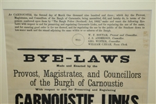 1903 Carnoustie Links Bye-Laws